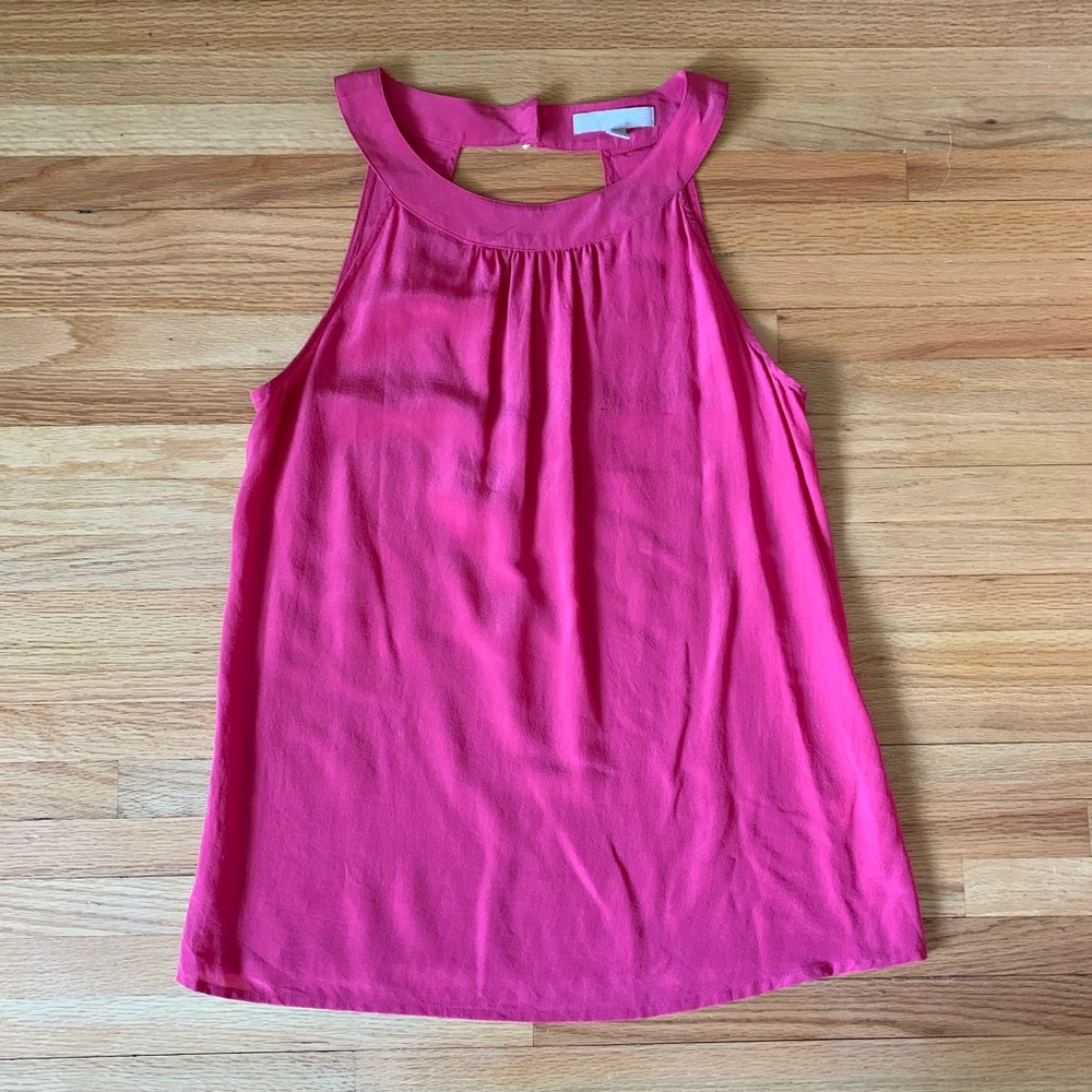 3/$15 *flawed* Banana Republic silk tank top
